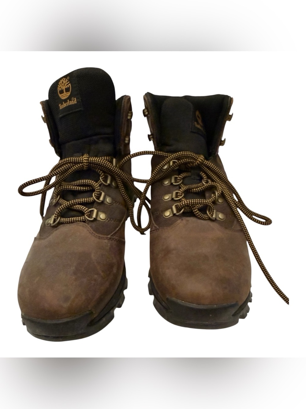 Timberland Men's Brown Leather Hiking Boots size 10